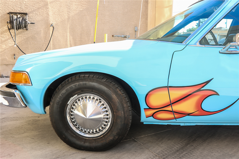 Try not to hit the bumper when you’re pulling into the drive-thru at Mikita’s.